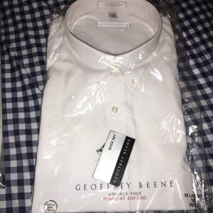 Oxford dress shirt - white.